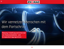 Tablet Screenshot of enemag.ch